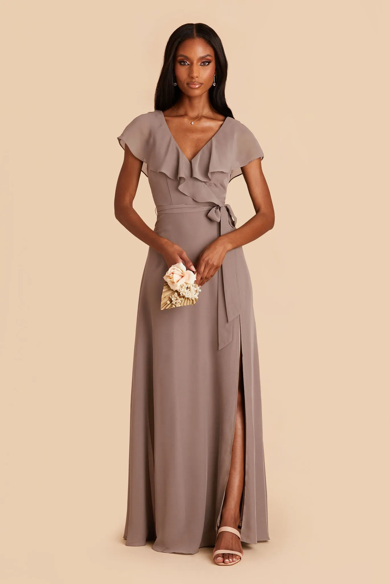 Jackson Chiffon Dress - Toffee sold by Birdy Grey product image thumbnail 2