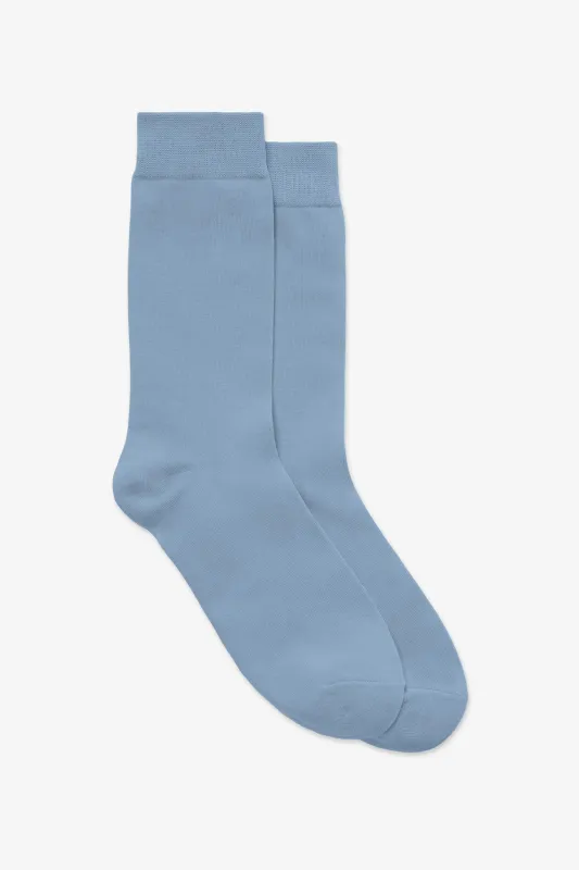 Kevin Socks - Dusty Blue sold by Birdy Grey