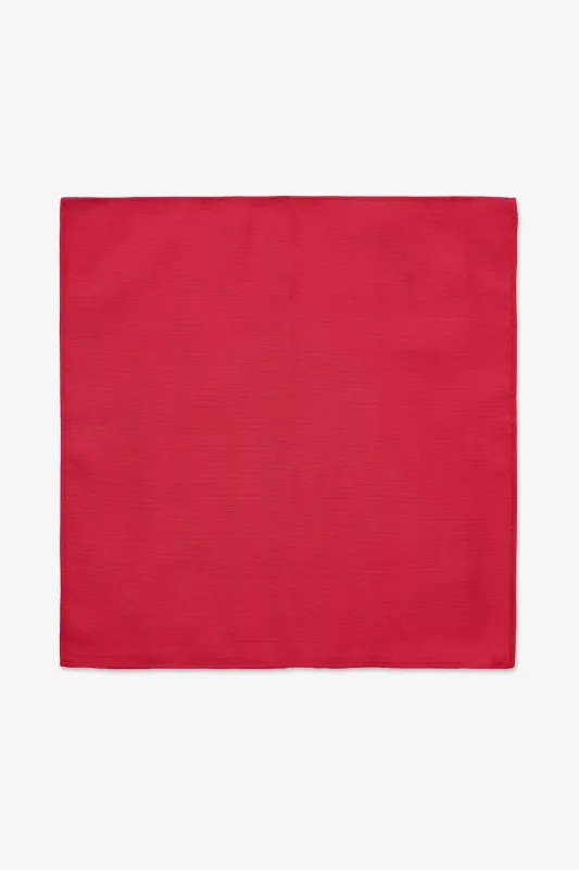 Didi Pocket Square - Lipstick Red sold by Birdy Grey