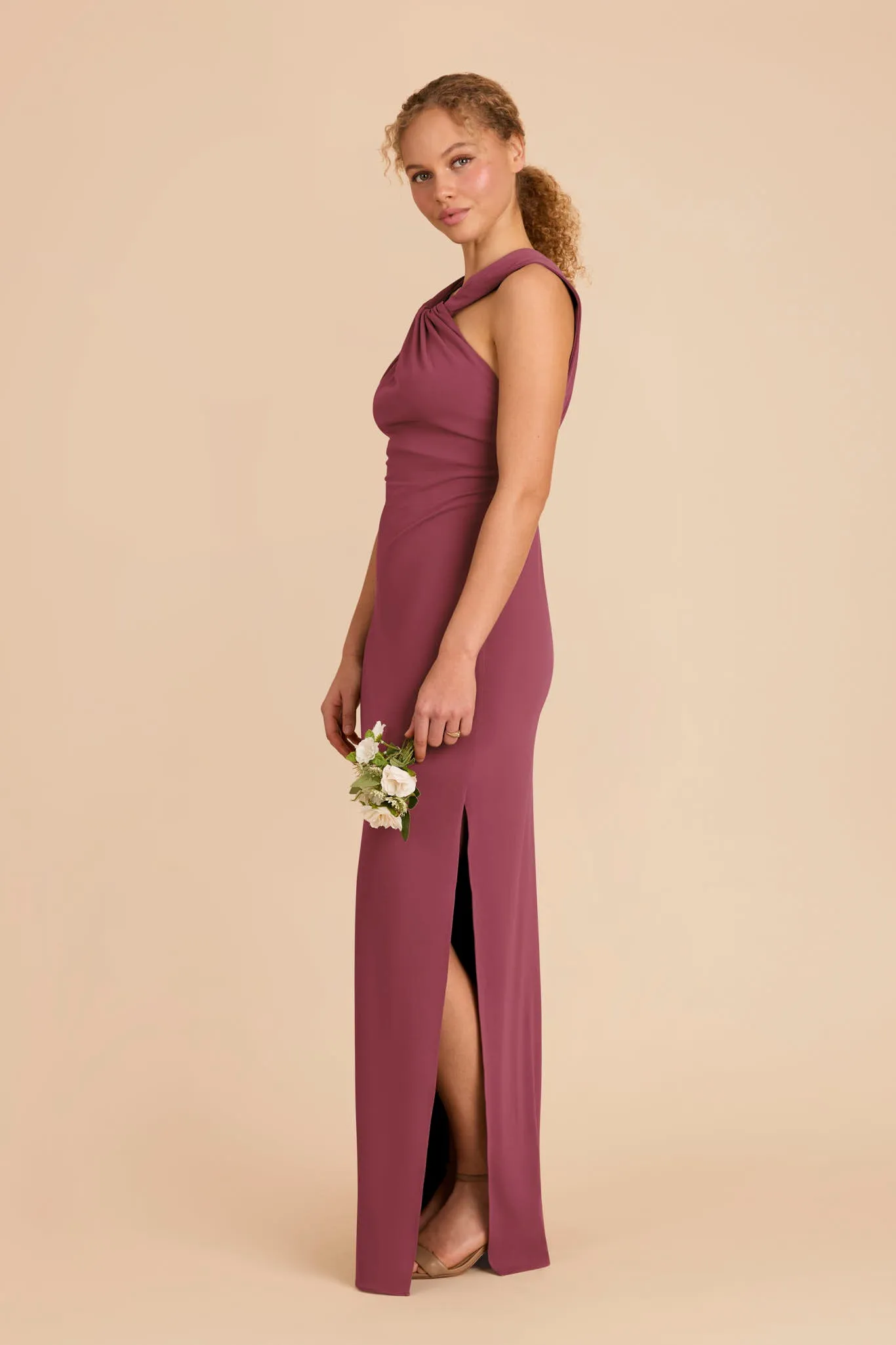 Erica Luxe Knit Dress - Rosewood sold by Birdy Grey product image thumbnail 4