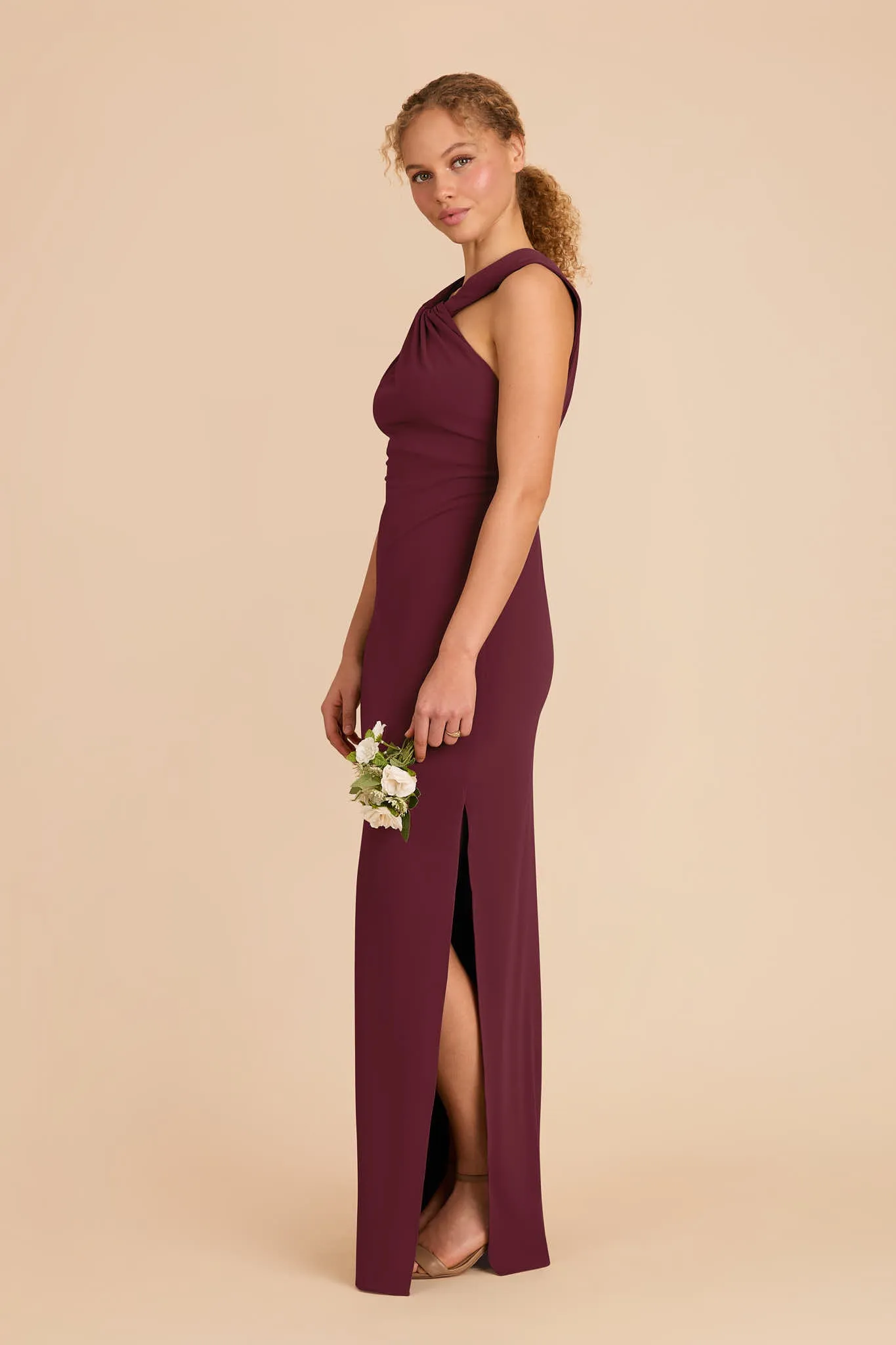 Erica Luxe Knit Dress - Cabernet sold by Birdy Grey product image thumbnail 4