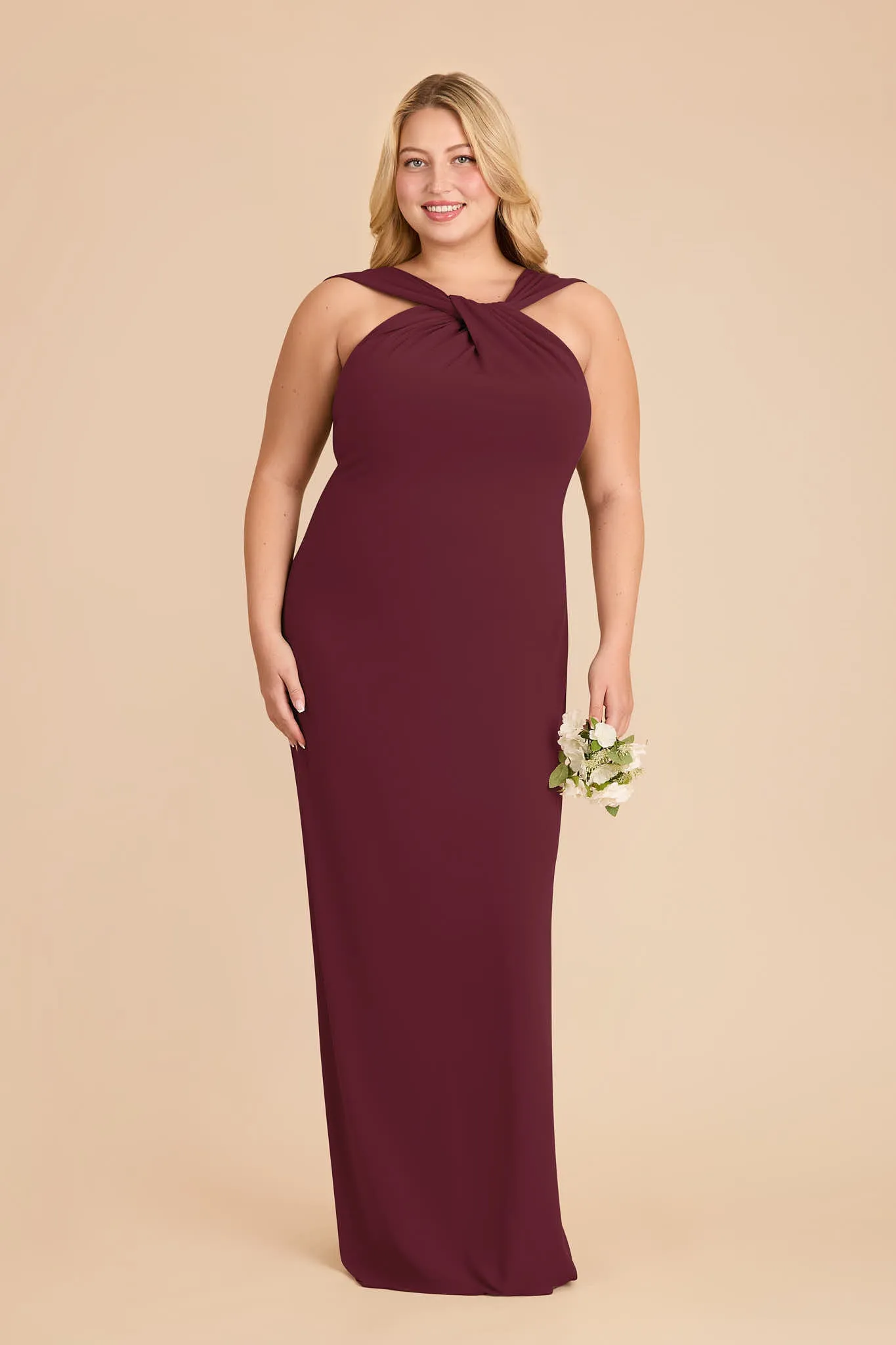 Erica Luxe Knit Dress - Cabernet sold by Birdy Grey product image thumbnail 2