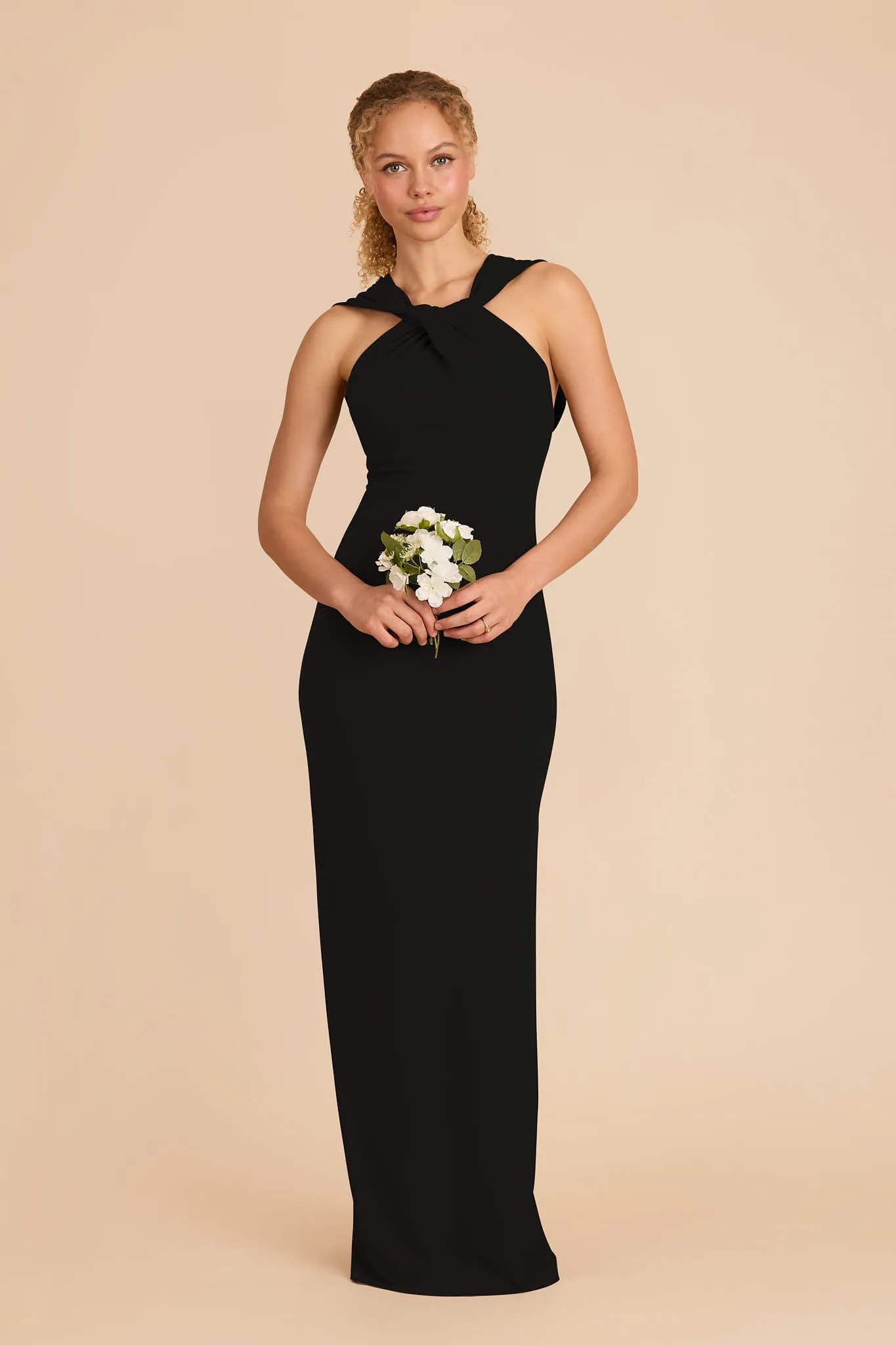 Erica Luxe Knit Dress - Black sold by Birdy Grey