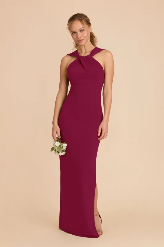 Erica Luxe Knit Dress - Berry sold by Birdy Grey