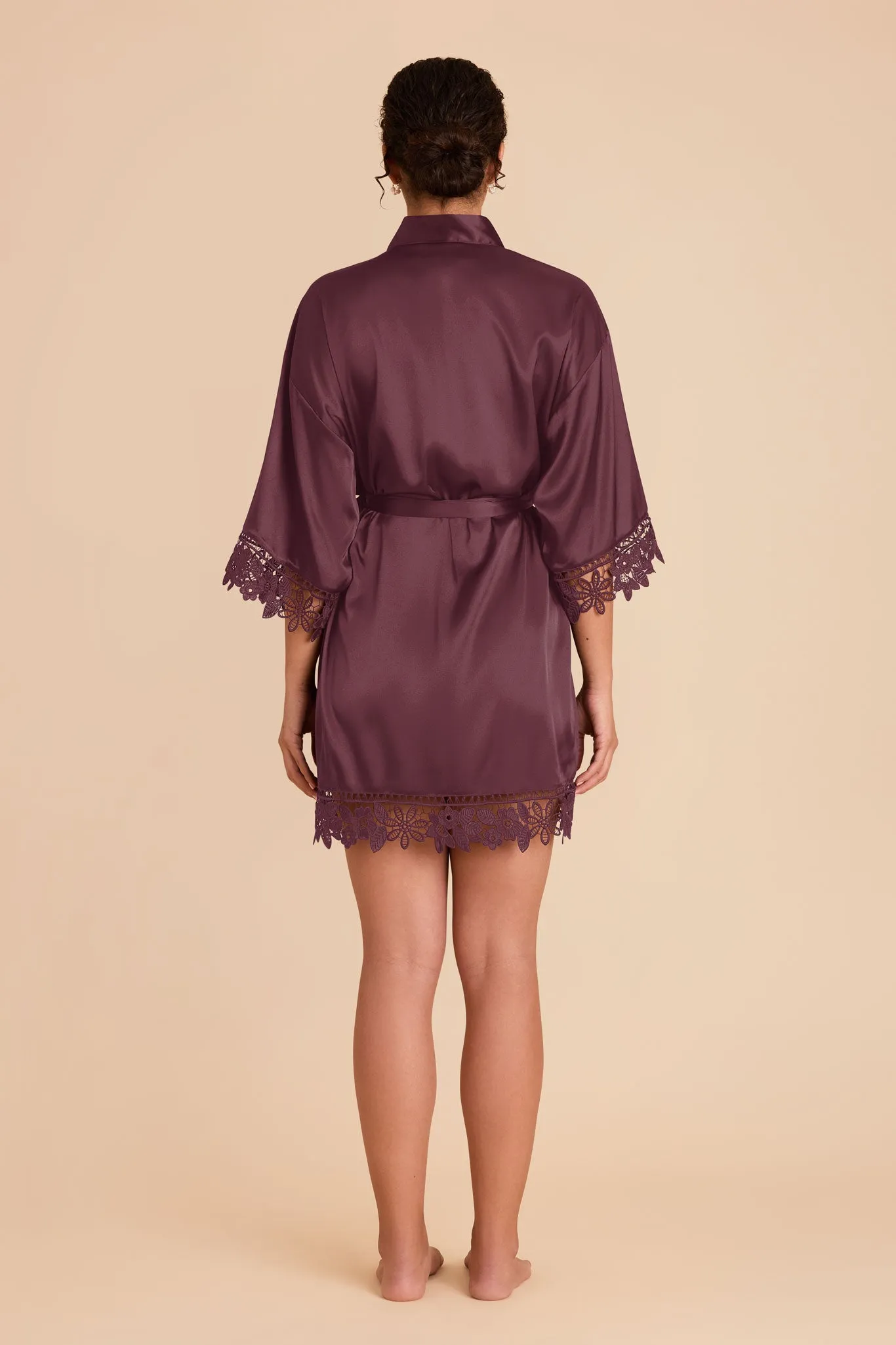 Claudine Lace Robe - Cabernet sold by Birdy Grey product image thumbnail 5