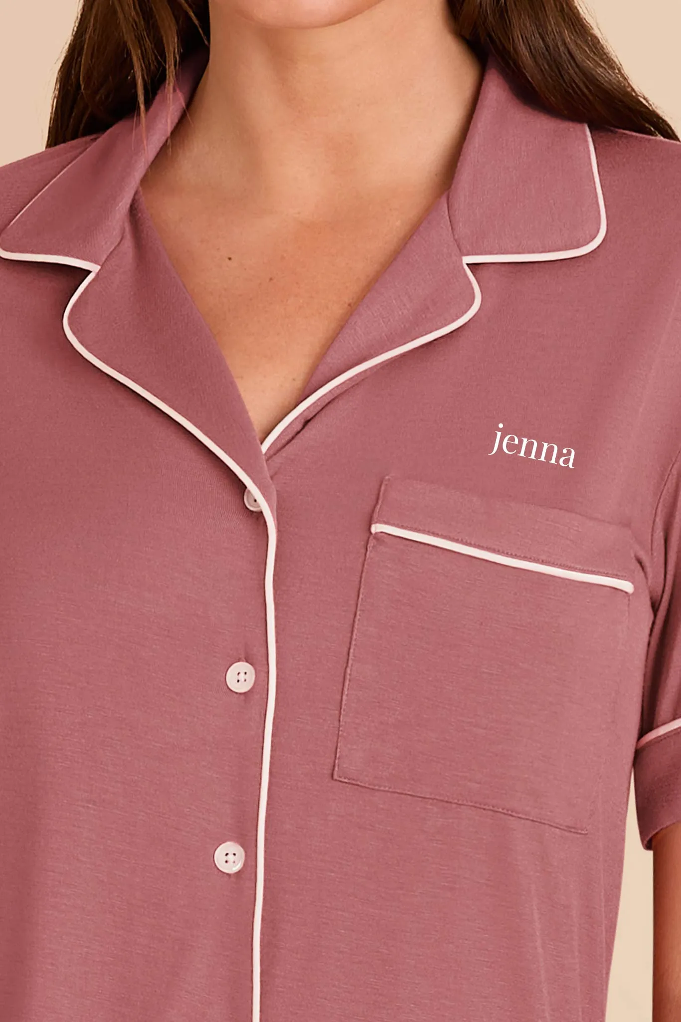 Jonny Pajama Set - Wild Rose sold by Birdy Grey product image thumbnail 2