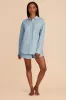 Ashtin Solid Shirt and Boxer Short Set - Light Blue sold by Birdy Grey