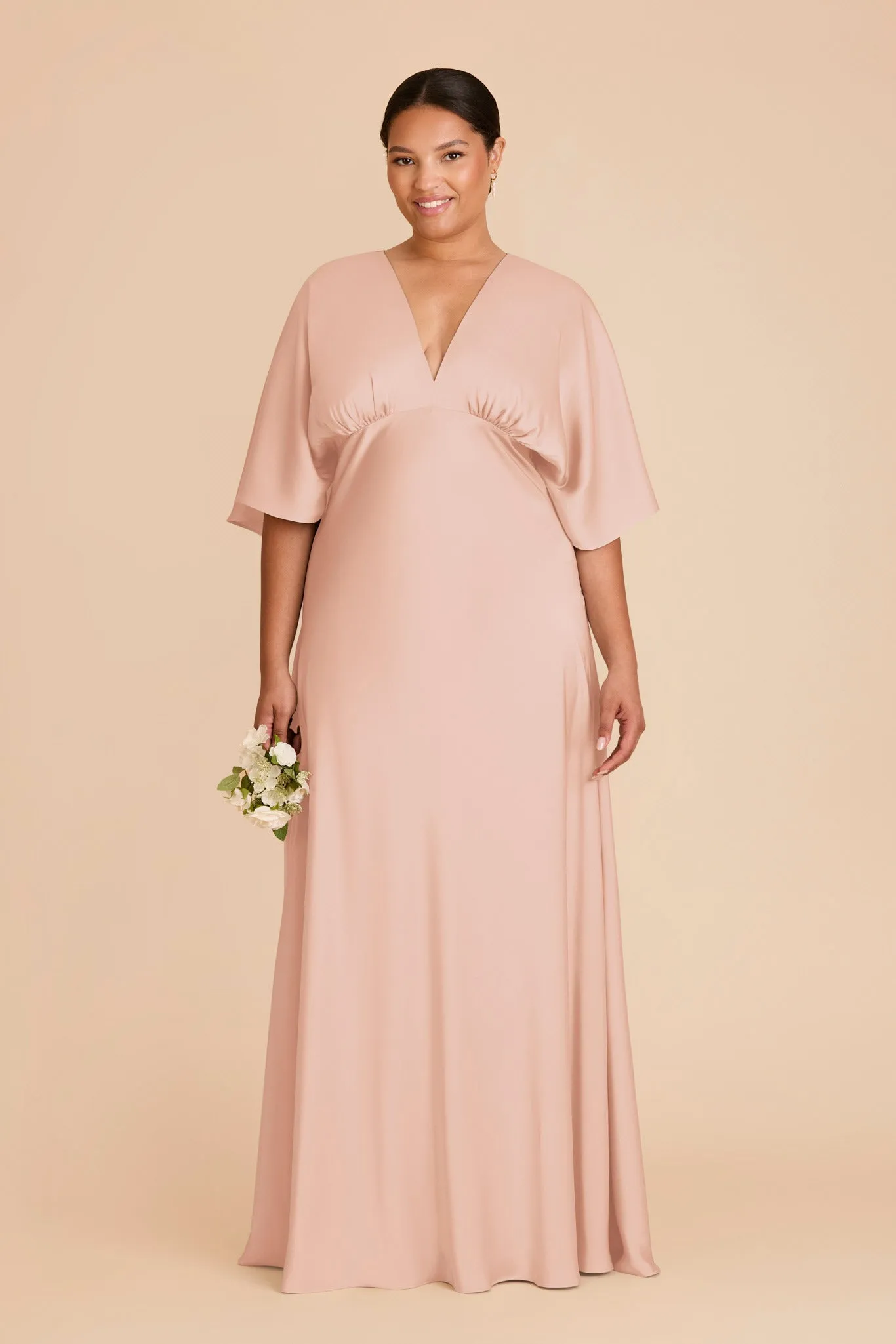 Shyla Matte Satin Dress - Rose Gold sold by Birdy Grey product image thumbnail 2