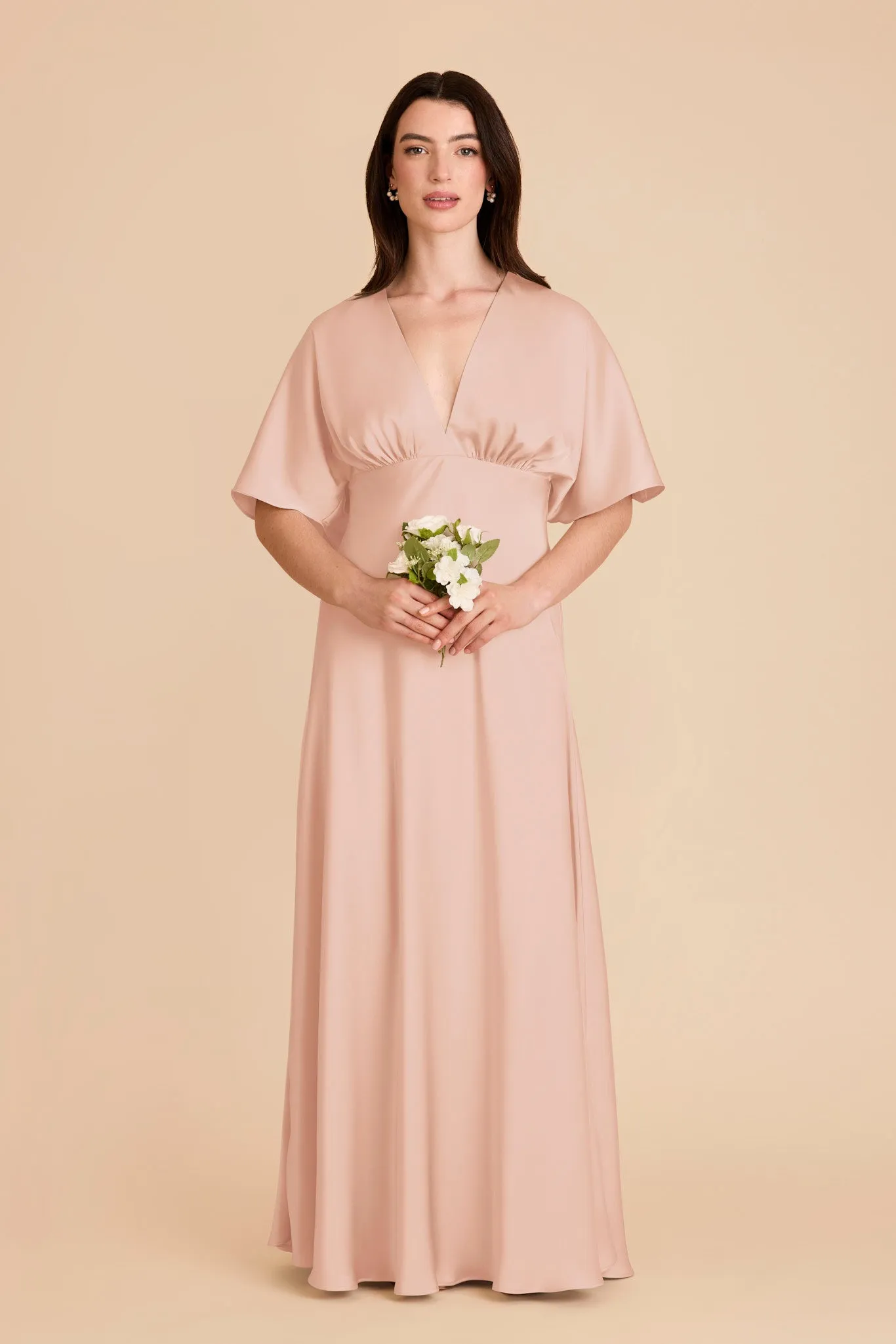 Shyla Matte Satin Dress - Rose Gold sold by Birdy Grey product image thumbnail 3