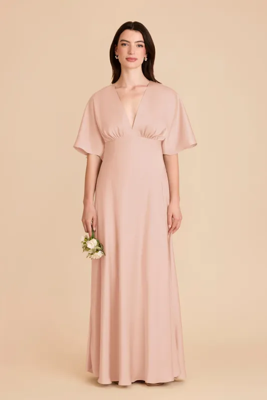 Shyla Matte Satin Dress - Rose Gold sold by Birdy Grey