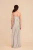 Elisa Junior Matte Satin Dress - Almond Dreamy Floral sold by Birdy Grey