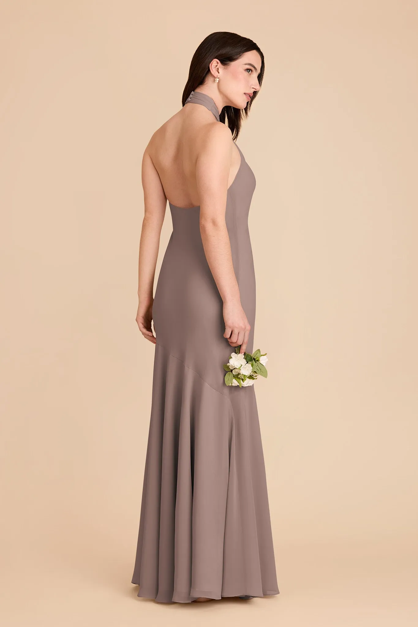 Stephanie Chiffon Dress - Toffee sold by Birdy Grey product image thumbnail 4