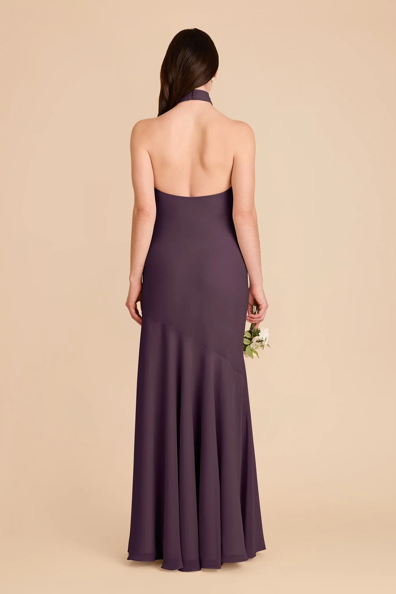Stephanie Chiffon Dress - Plum sold by Birdy Grey product image thumbnail 5