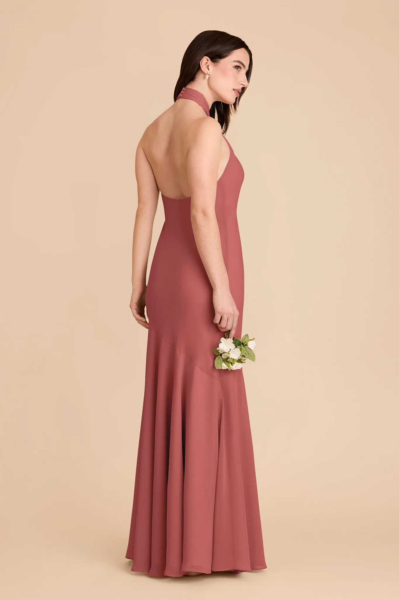 Stephanie Chiffon Dress - Mulberry sold by Birdy Grey product image thumbnail 4