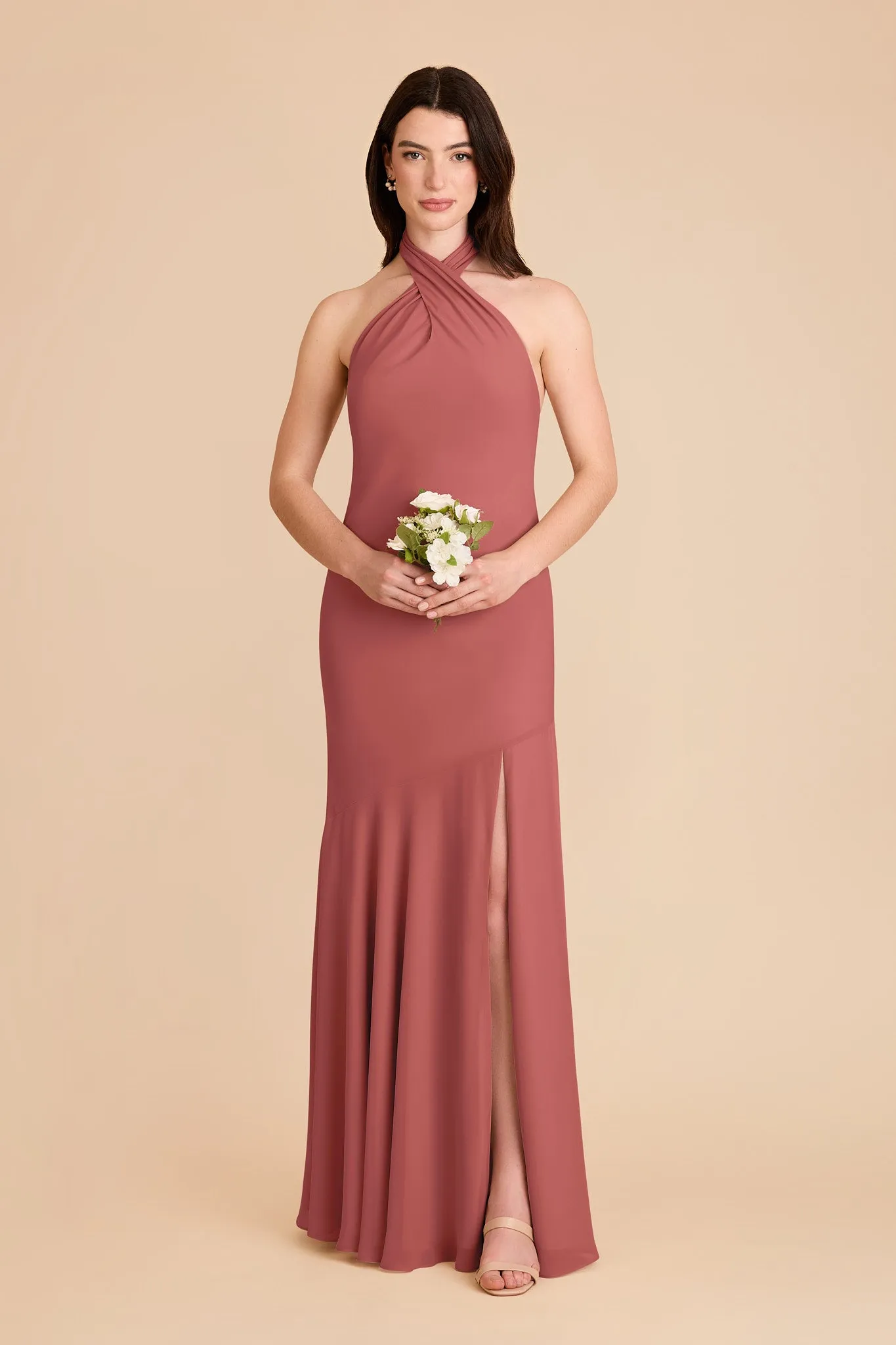 Stephanie Chiffon Dress - Mulberry sold by Birdy Grey product image thumbnail 3