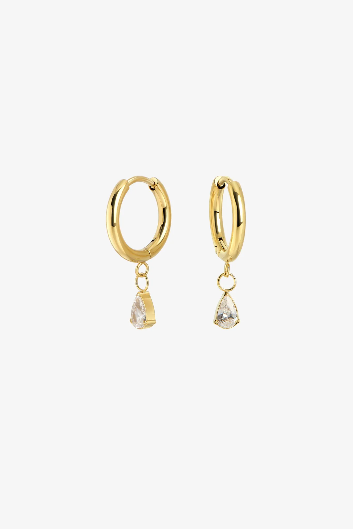 Beth Huggie Earrings by Mia Bijoux - Gold sold by Birdy Grey