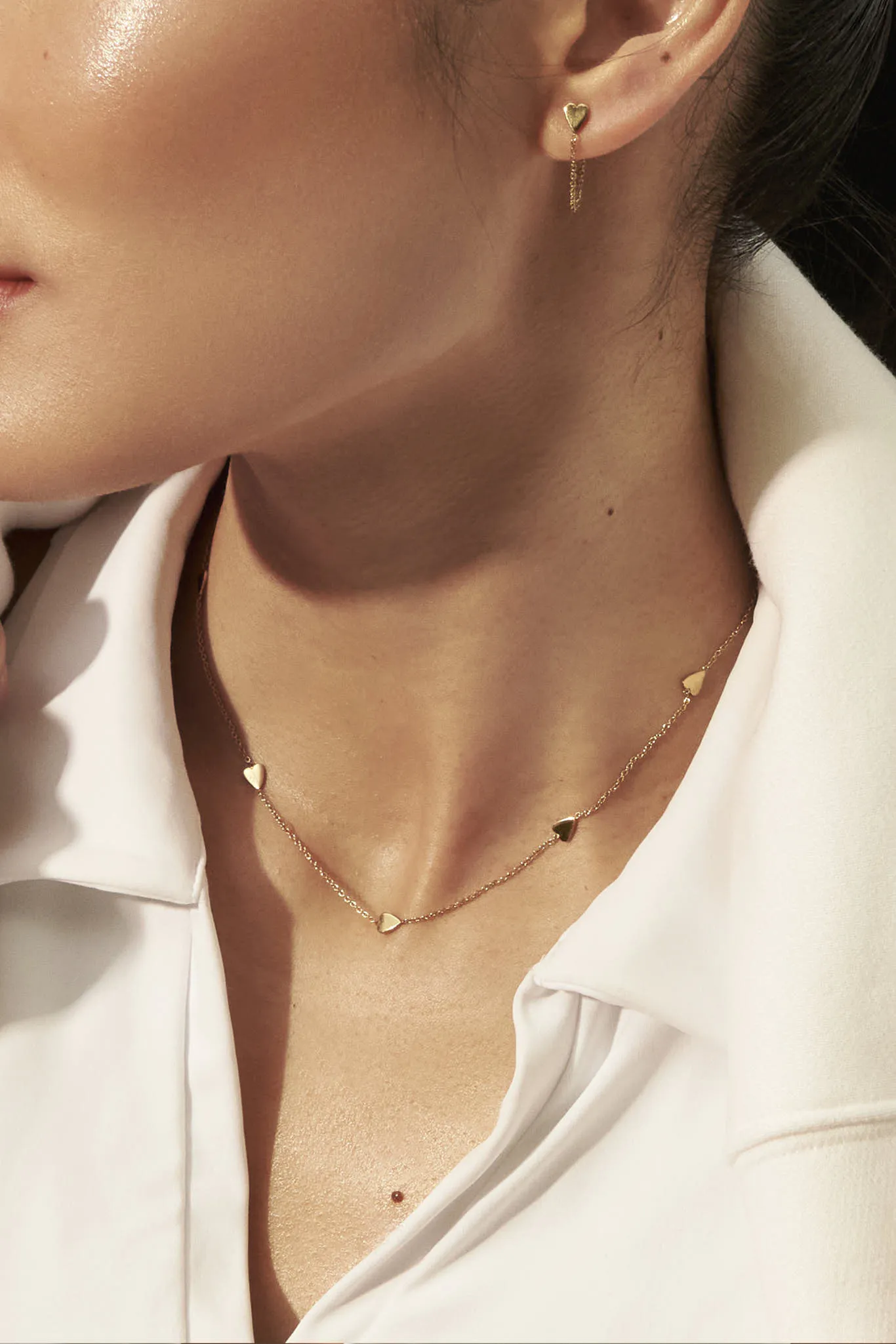 Mili Stud Earrings by Mia Bijoux - Gold sold by Birdy Grey product image thumbnail 2