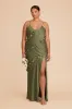 Valentina Matte Satin Dress - Martini sold by Birdy Grey