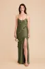 Valentina Matte Satin Dress - Martini sold by Birdy Grey