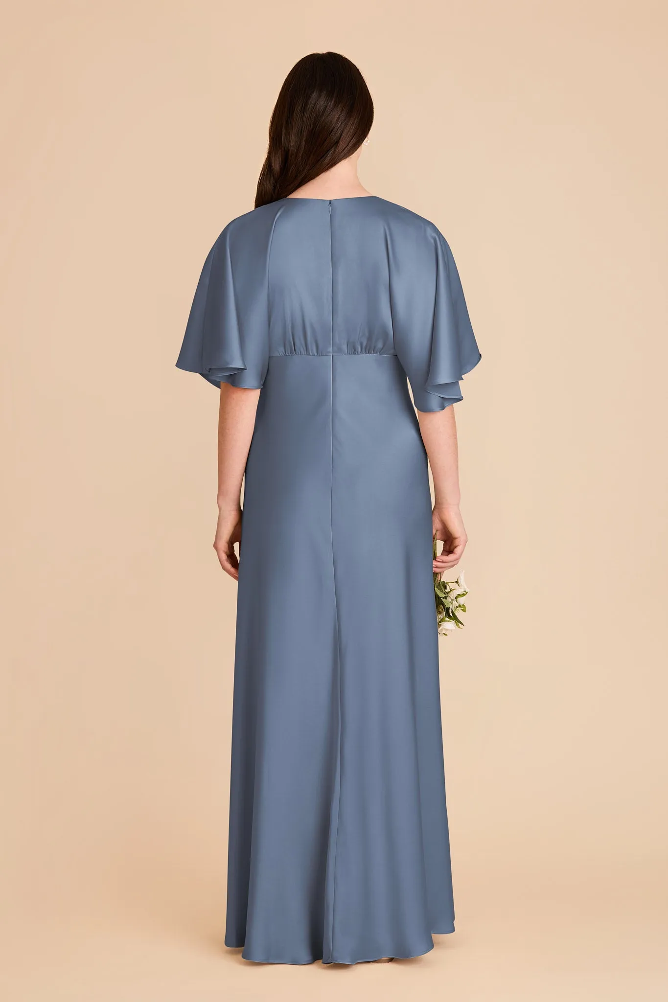 Shyla Matte Satin Dress - French Blue sold by Birdy Grey product image thumbnail 5