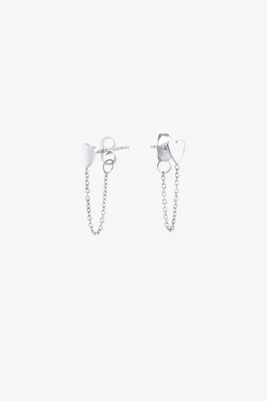Mili Stud Earrings by Mia Bijoux - Silver sold by Birdy Grey