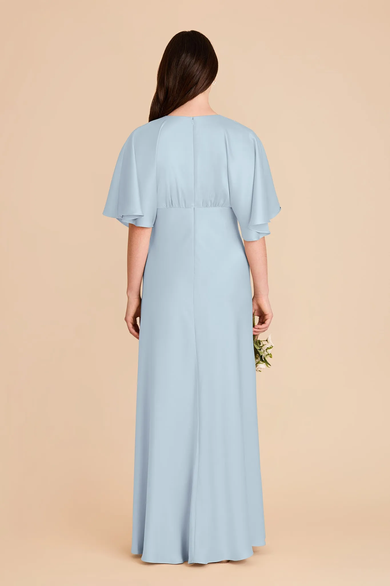 Shyla Matte Satin Dress - Mist Blue sold by Birdy Grey product image thumbnail 5