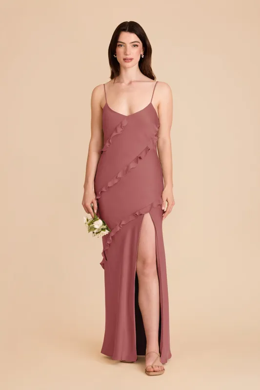 Valentina Matte Satin Dress - Wild Rose sold by Birdy Grey