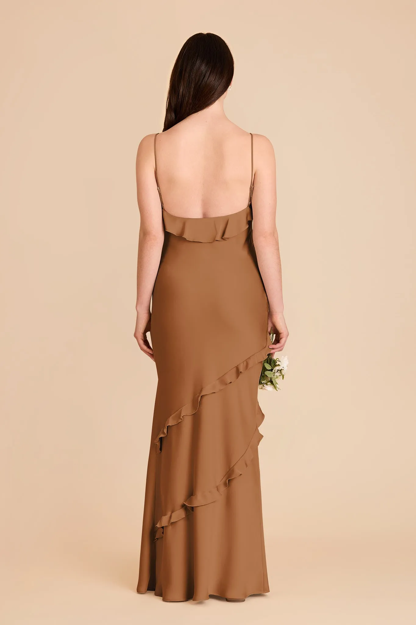 Valentina Matte Satin Dress - Copper sold by Birdy Grey product image thumbnail 5