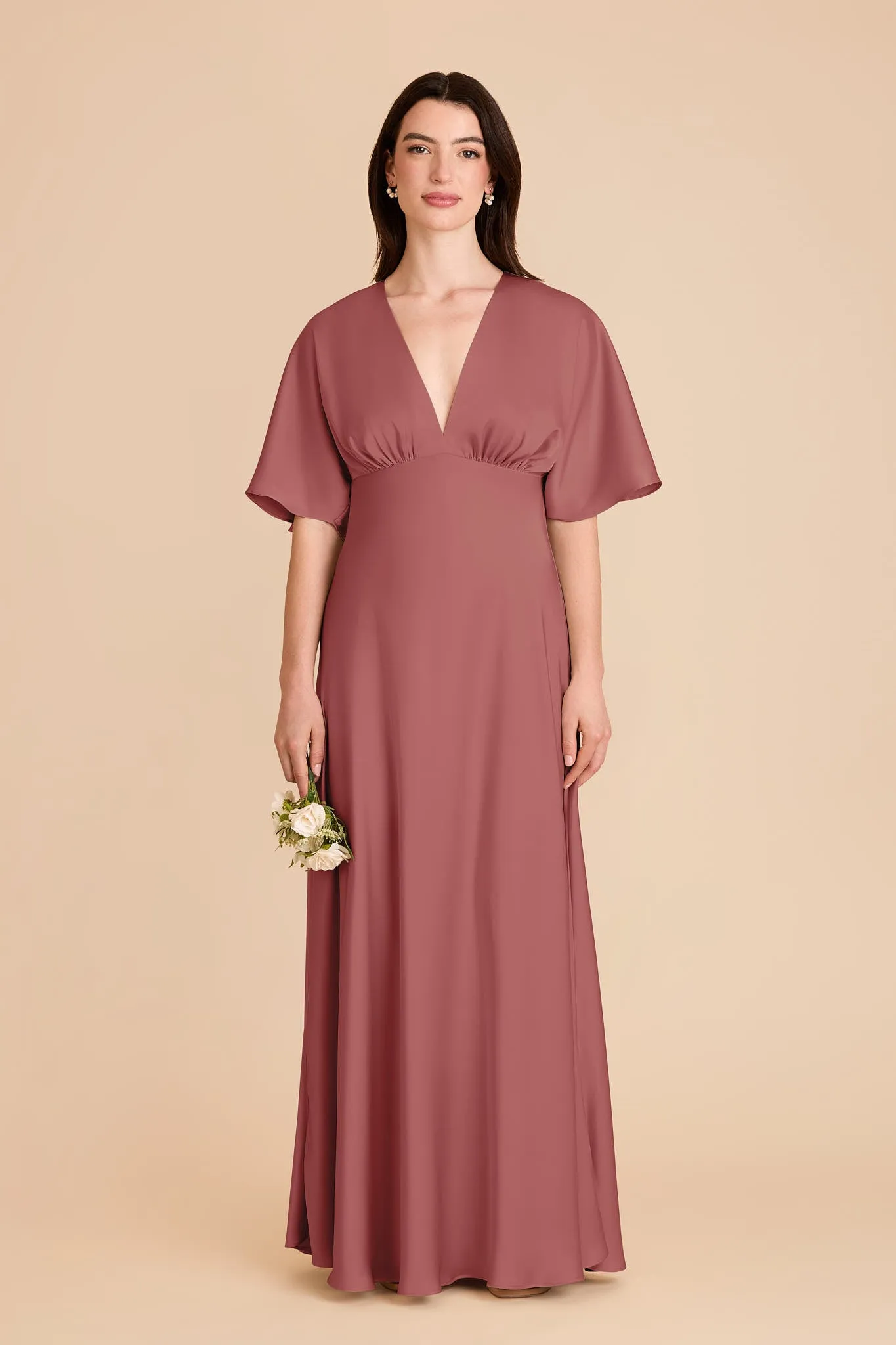 Shyla Matte Satin Dress - Wild Rose sold by Birdy Grey