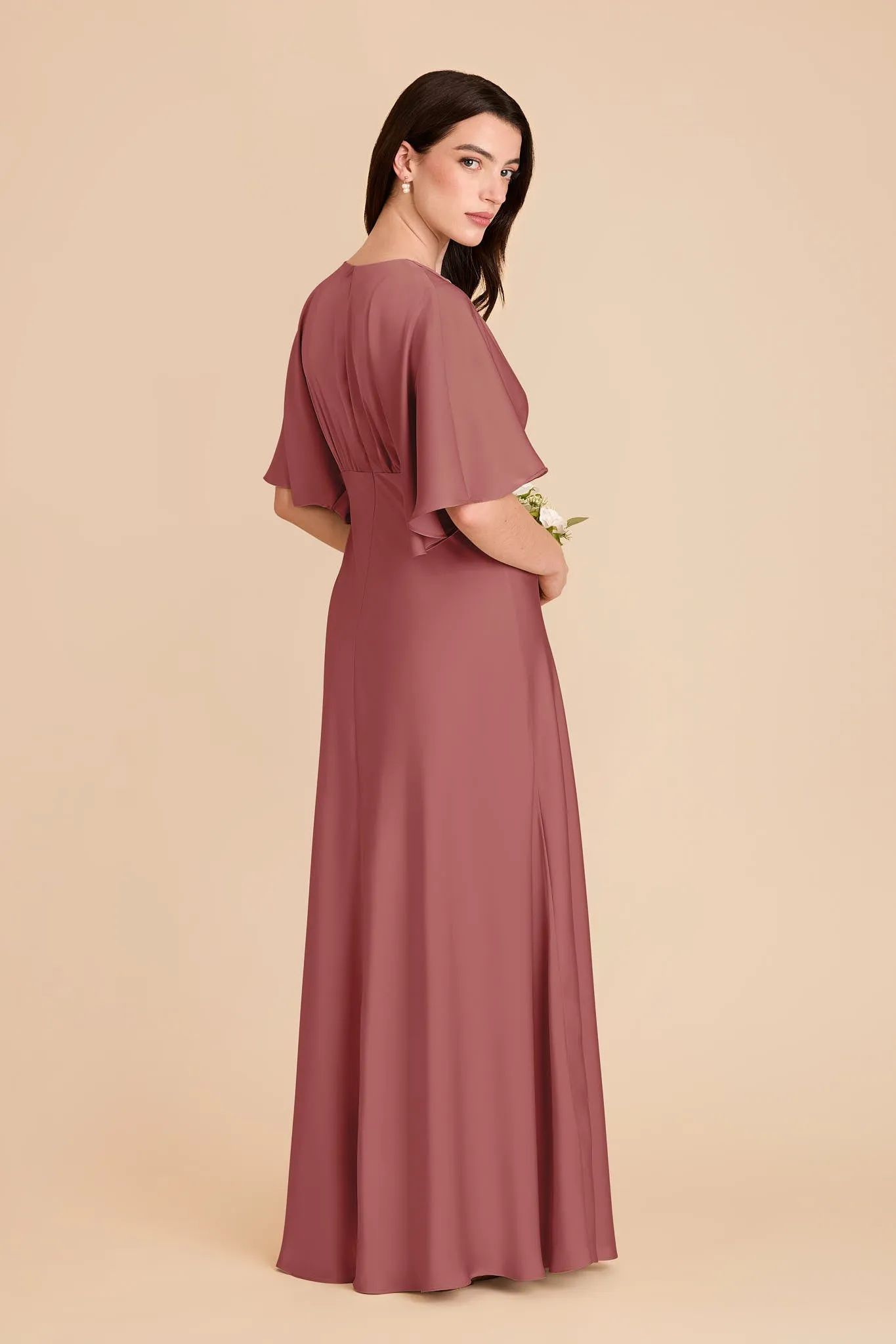 Shyla Matte Satin Dress - Wild Rose sold by Birdy Grey product image thumbnail 4