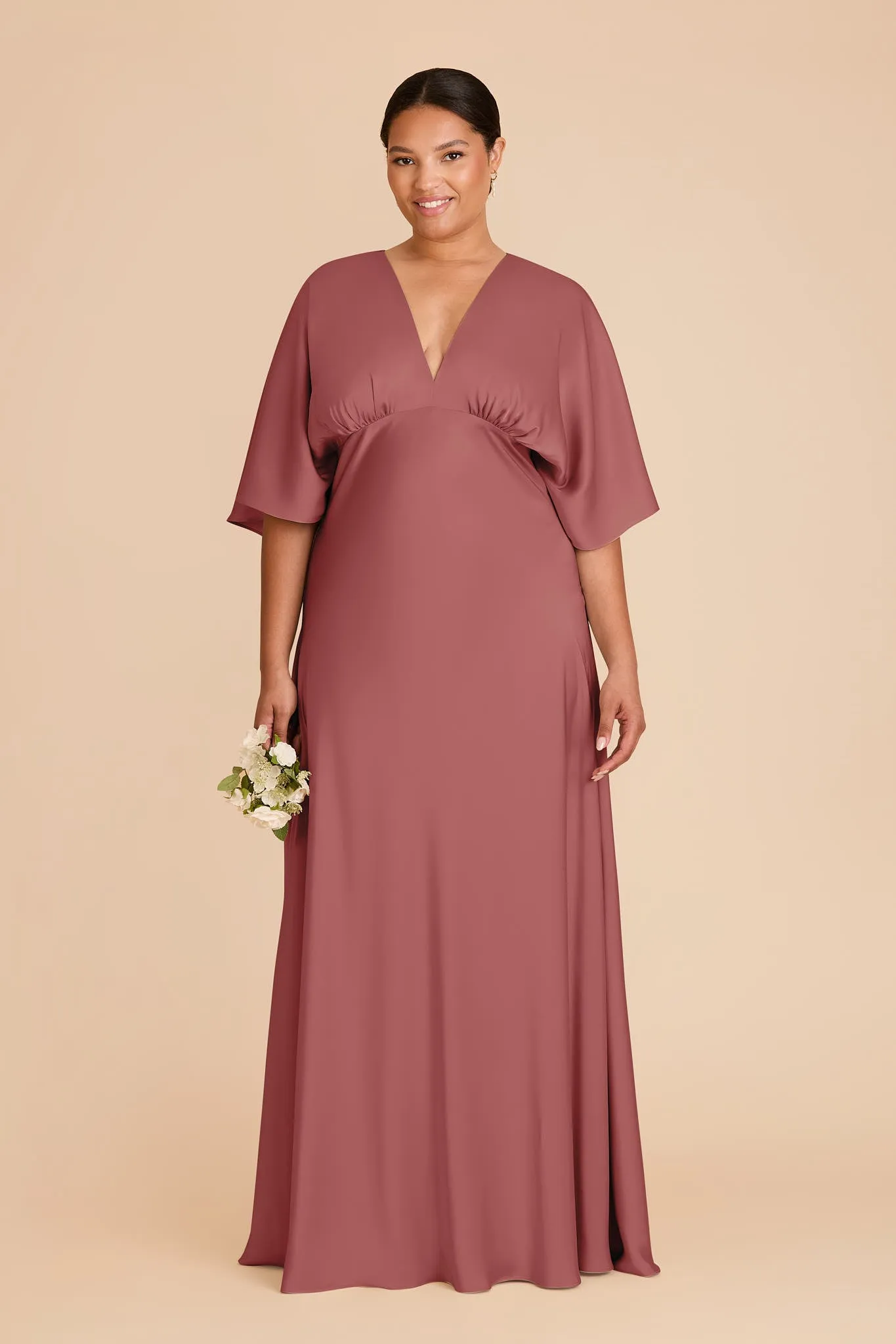 Shyla Matte Satin Dress - Wild Rose sold by Birdy Grey product image thumbnail 2