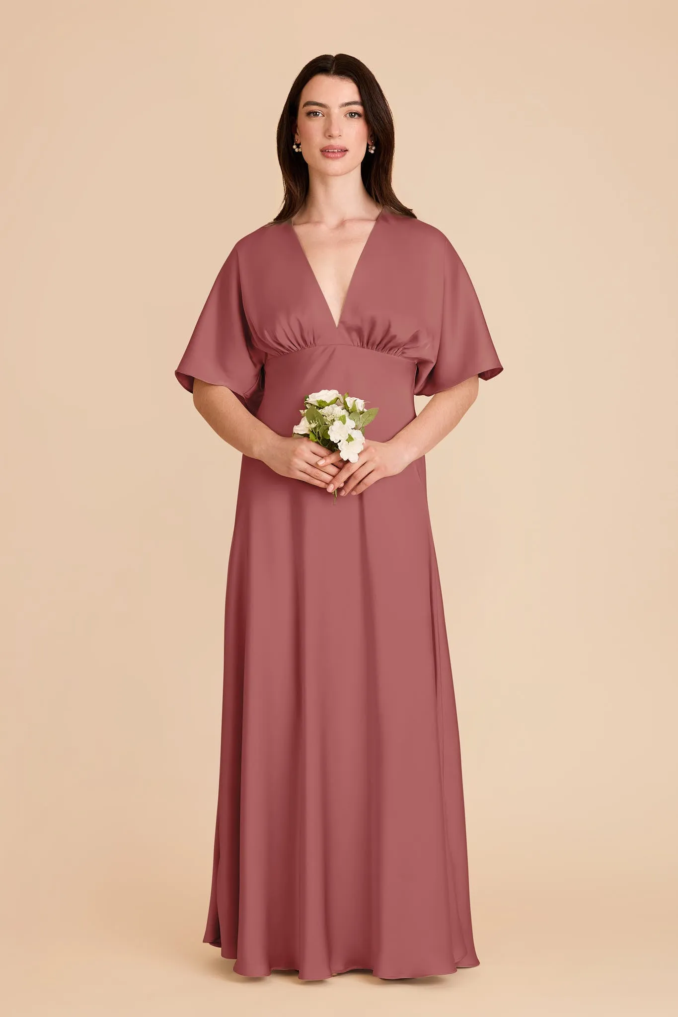 Shyla Matte Satin Dress - Wild Rose sold by Birdy Grey product image thumbnail 3