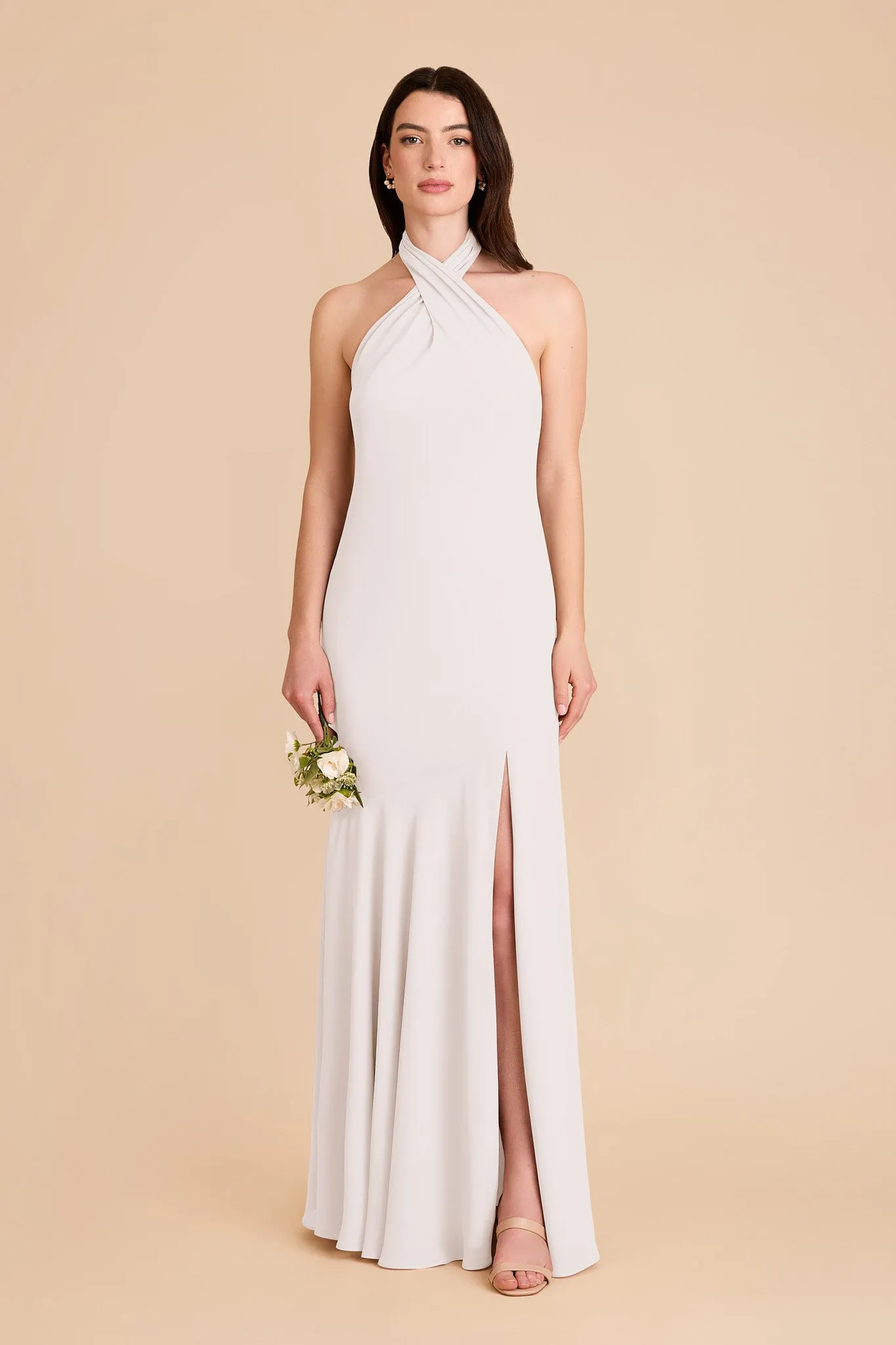 Stephanie Chiffon Dress - White sold by Birdy Grey product image thumbnail 3