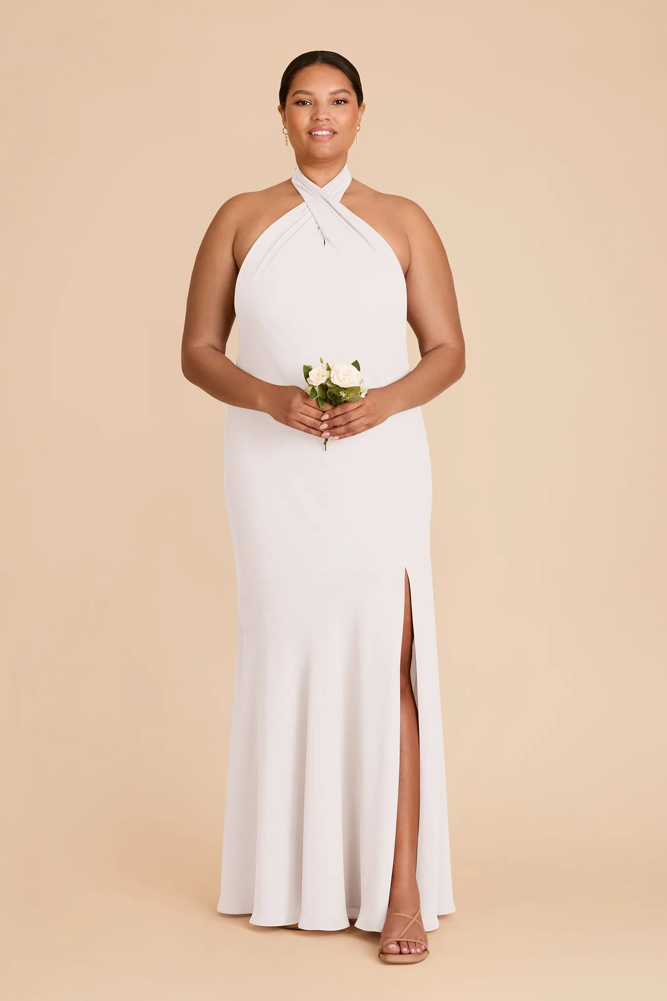 Stephanie Chiffon Dress - White sold by Birdy Grey product image thumbnail 2