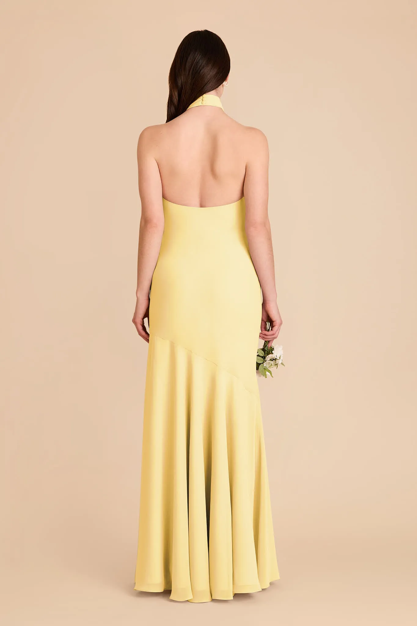 Stephanie Chiffon Dress - Lemon Sorbet sold by Birdy Grey product image thumbnail 5