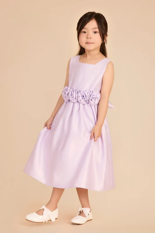 Rose Flower Girl Dress - Lavender sold by Birdy Grey