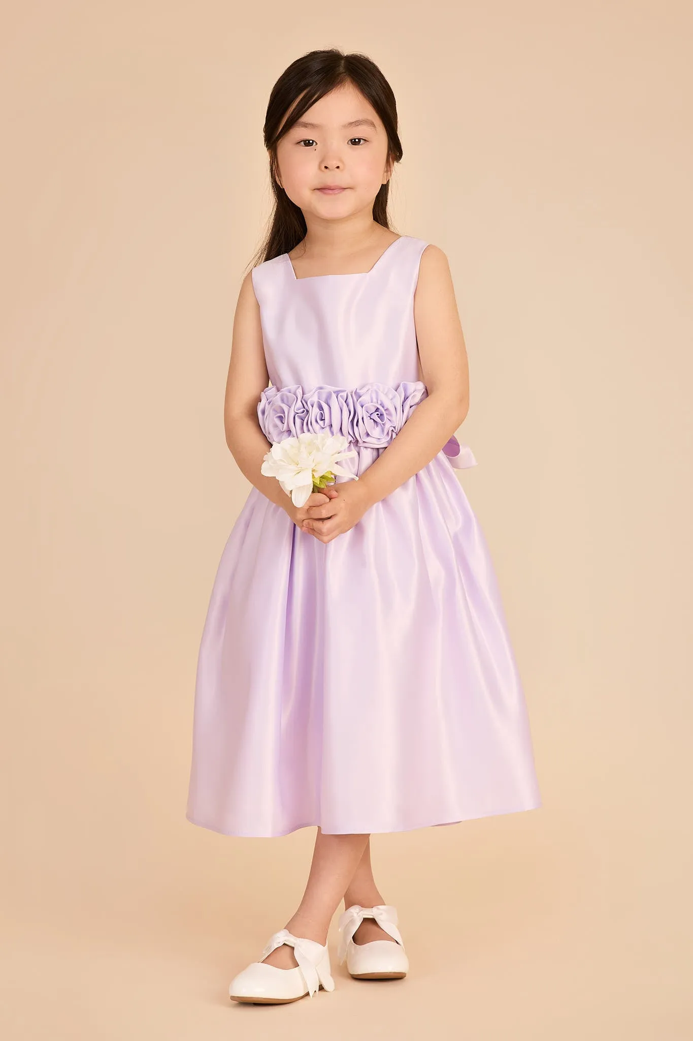 Rose Flower Girl Dress - Lavender sold by Birdy Grey product image thumbnail 2
