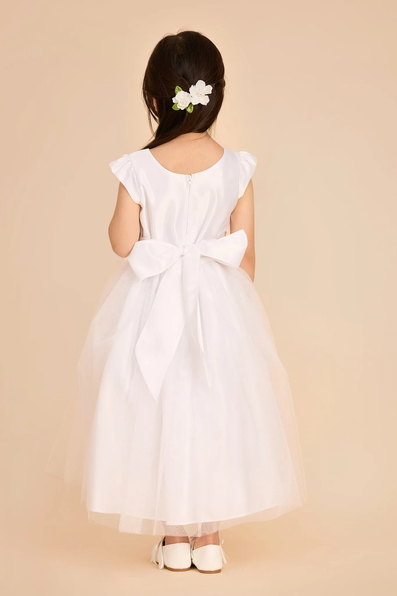 Gardenia Flower Girl Dress - White sold by Birdy Grey product image thumbnail 5