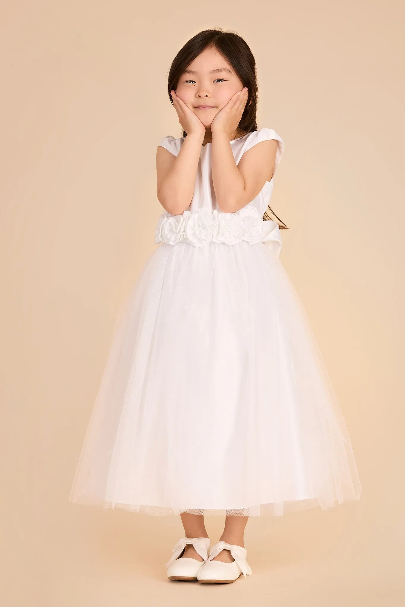 Gardenia Flower Girl Dress - White sold by Birdy Grey product image thumbnail 4