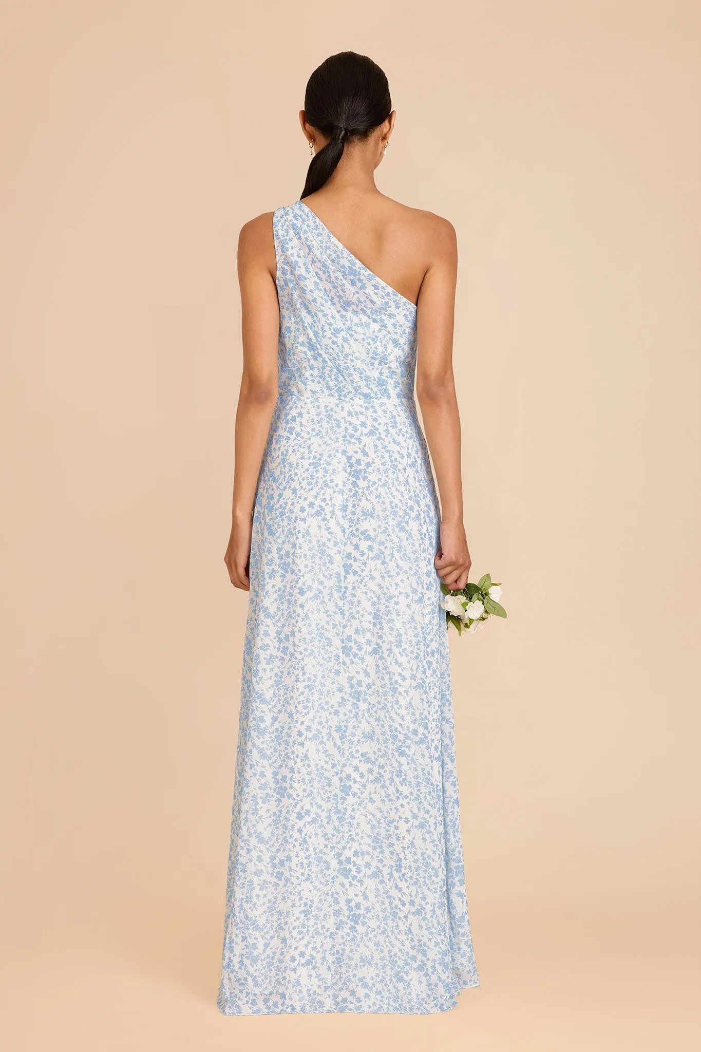 Kira Dress With Slit - Blue Dreamy Ditsy sold by Birdy Grey product image thumbnail 5