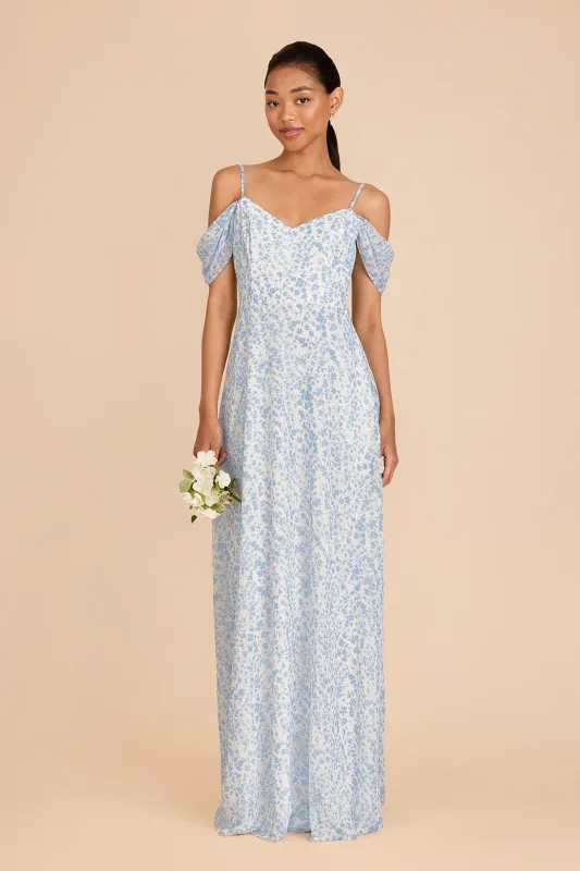 Devin Convertible Dress - Blue Dreamy Ditsy sold by Birdy Grey