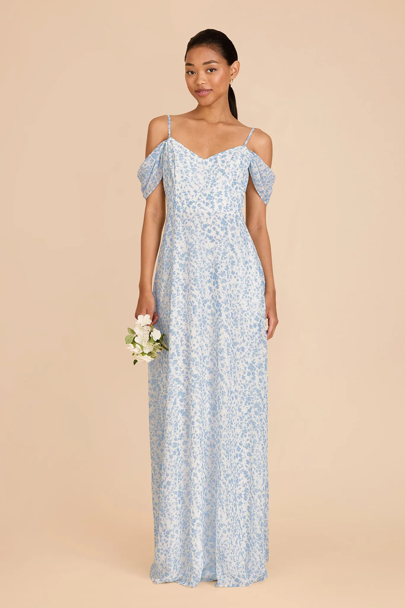 Devin Convertible Dress - Blue Dreamy Ditsy sold by Birdy Grey