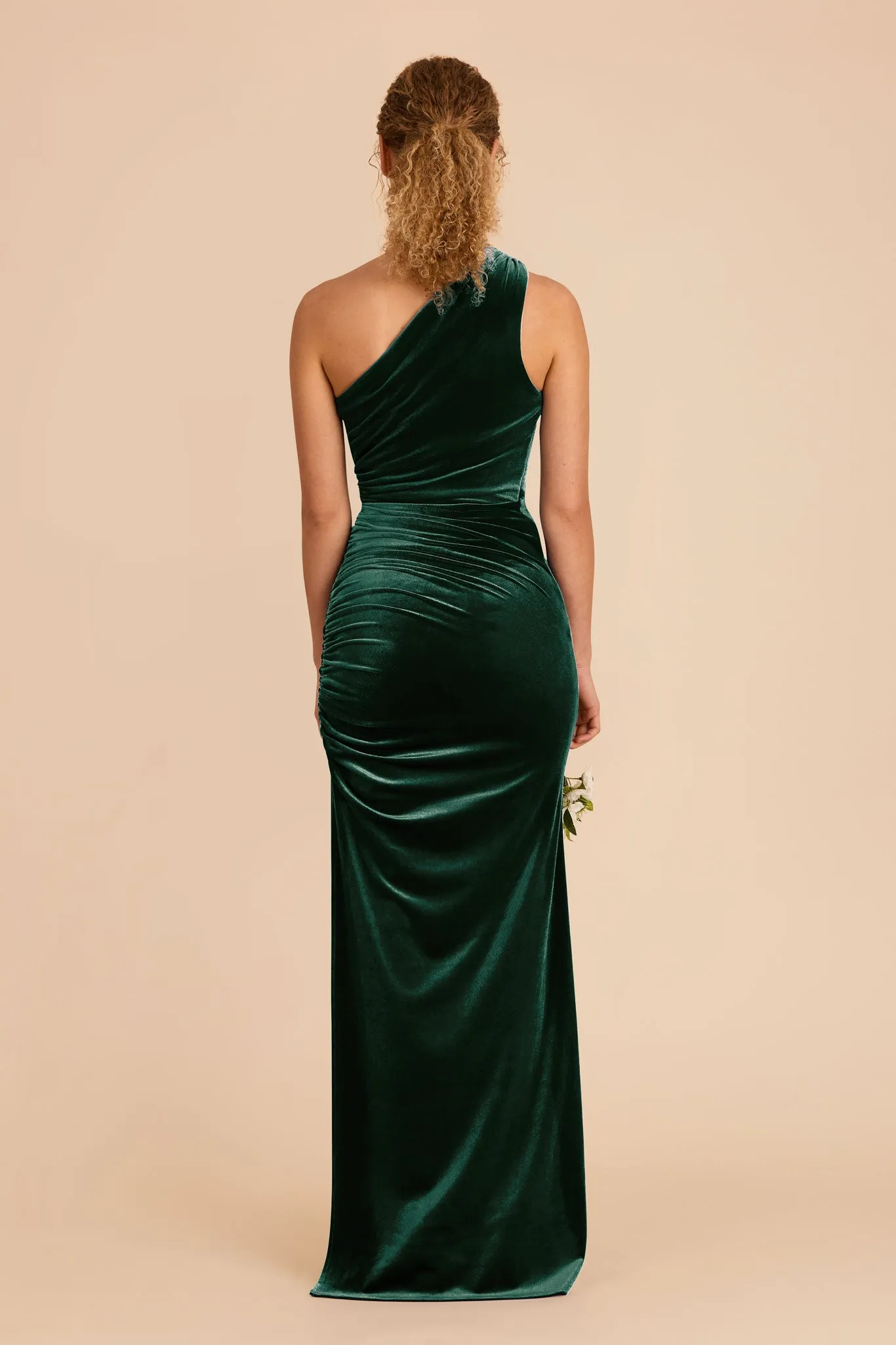 Claudia Velvet Dress - Emerald sold by Birdy Grey product image thumbnail 5
