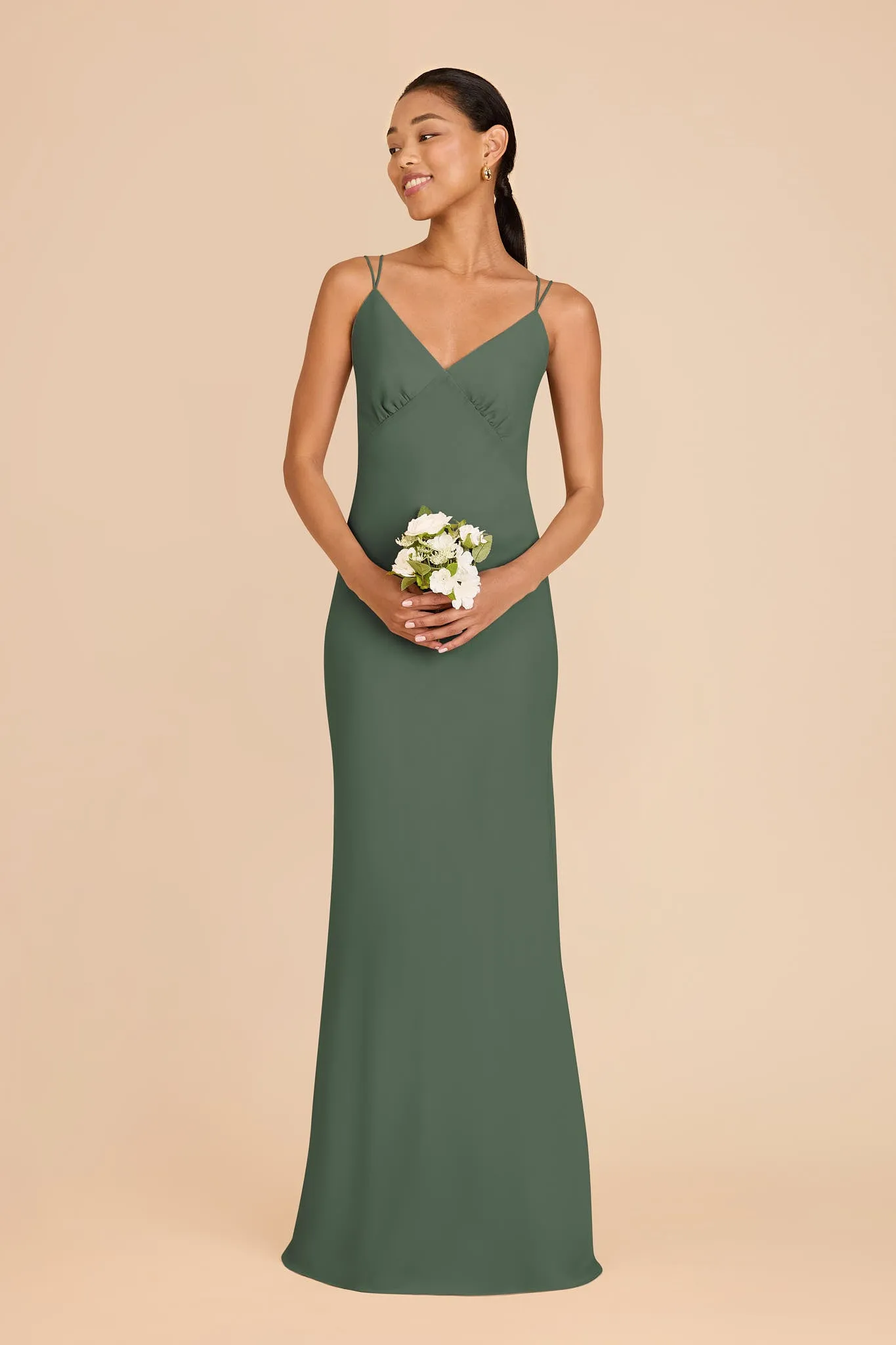 Dasha Chiffon Dress - Eucalyptus sold by Birdy Grey