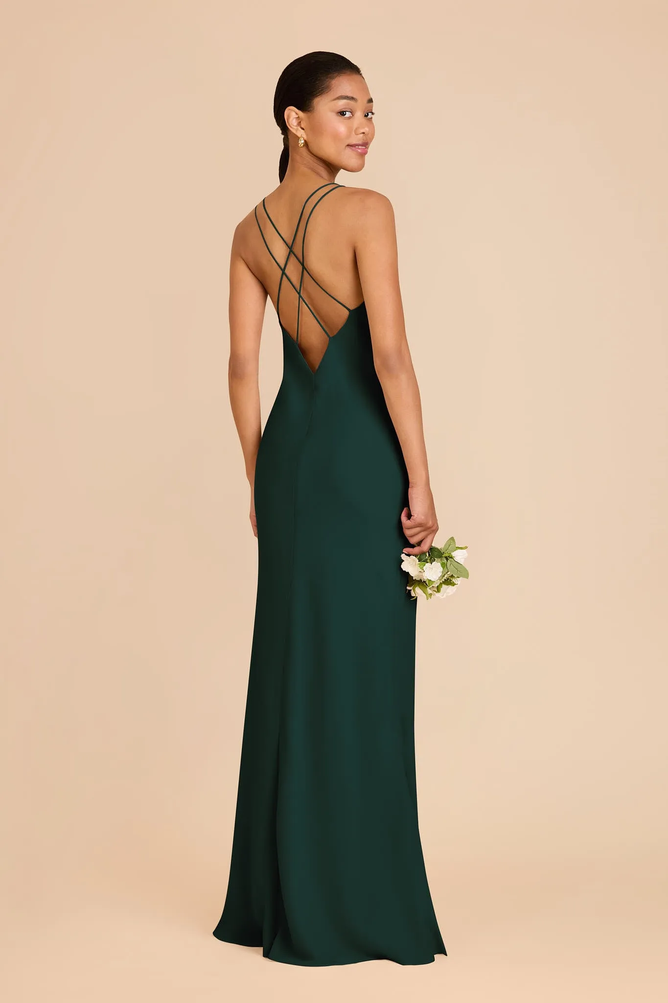 Dasha Chiffon Dress - Emerald sold by Birdy Grey product image thumbnail 5
