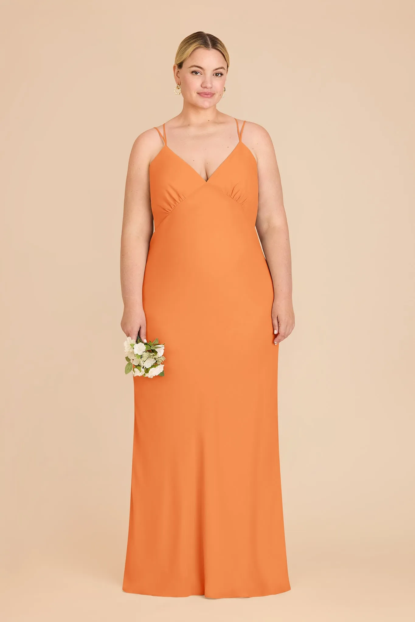 Dasha Chiffon Dress - Apricot sold by Birdy Grey product image thumbnail 2