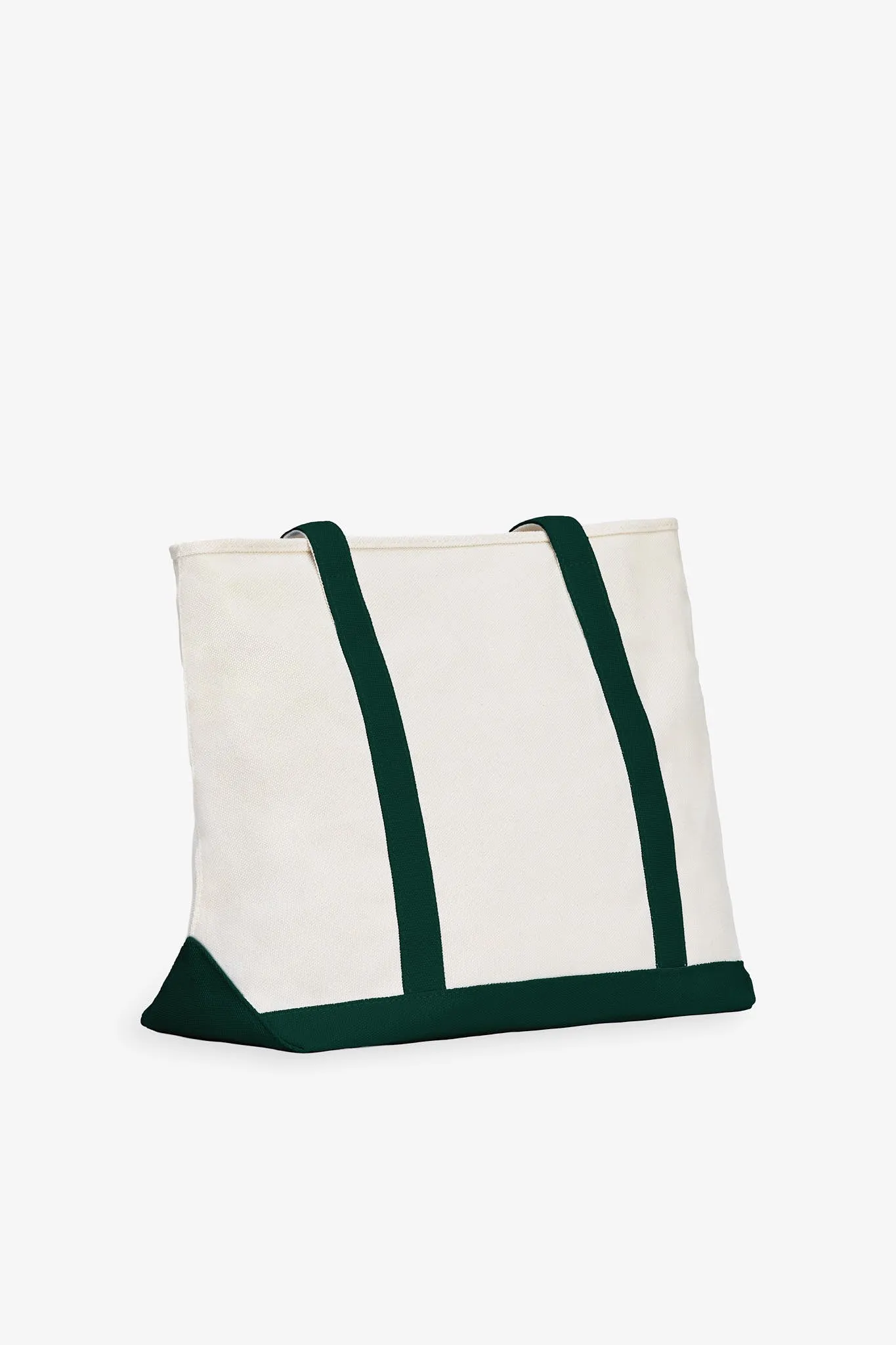 Canvas Zip Top Tote - Emerald sold by Birdy Grey product image thumbnail 4