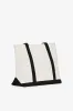 Canvas Zip Top Tote - Black sold by Birdy Grey