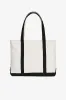 Canvas Zip Top Tote - Black sold by Birdy Grey