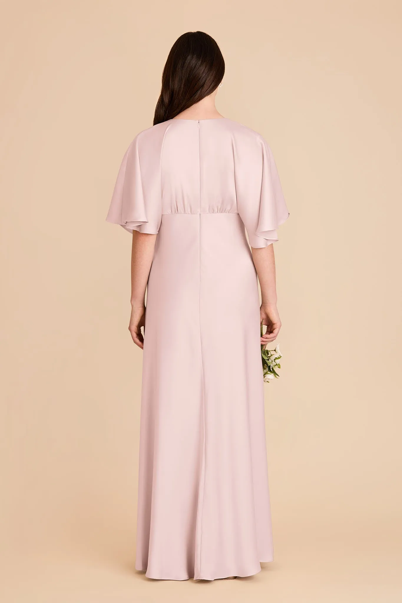 Shyla Matte Satin Dress - Pale Blush sold by Birdy Grey product image thumbnail 5
